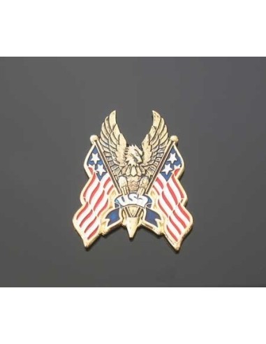 ADHESIVE EAGLE/USA FLAG EMBLEM MEDIUM