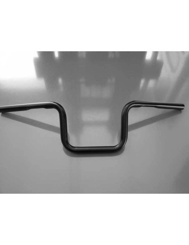 Handlebar "BAD LOW" in black with dimples 25mm